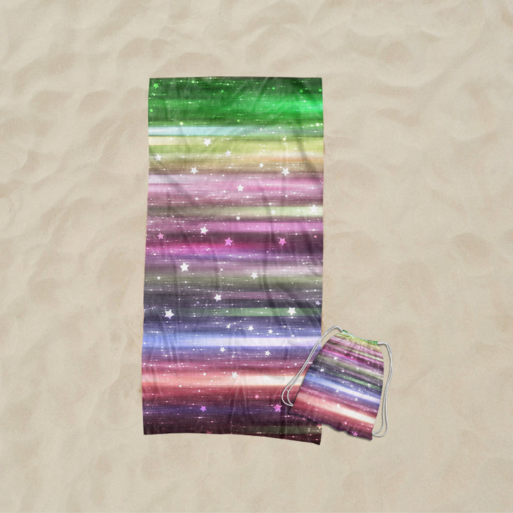Beach towel with elaborate wave design Kalsten