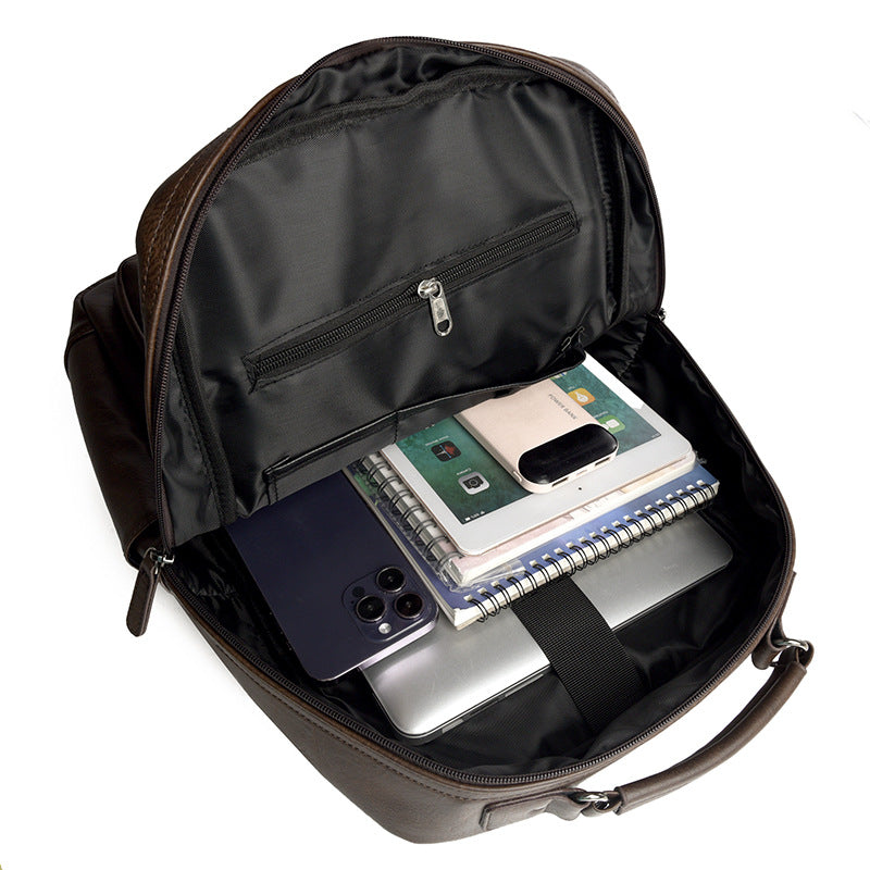 Premium Leather Organizer Backpack Kalsten