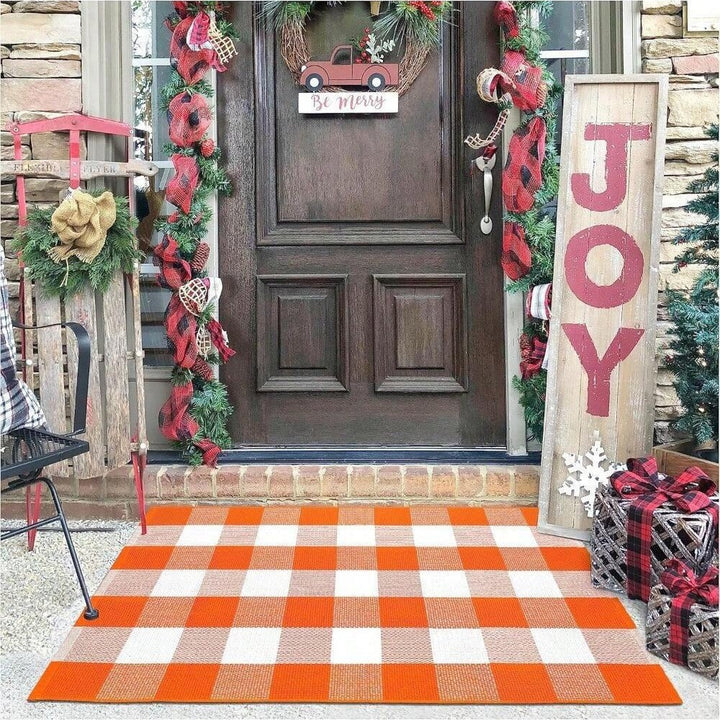 Striped Outdoor Entry Mat