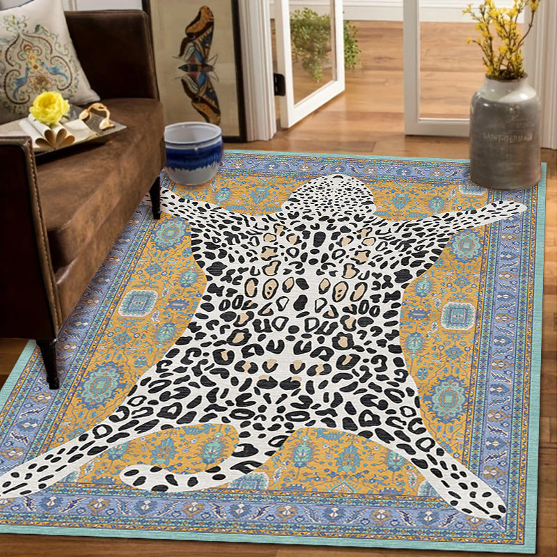 Artistic Tiger-Themed Area Rug