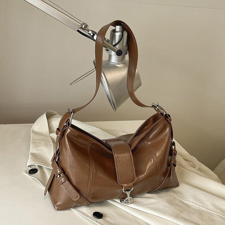 Chic Vegan Leather Shoulder Bag