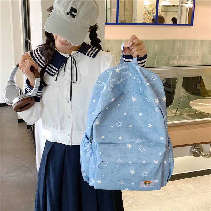 Casual Star-Printed Backpack Kalsten 1791205373