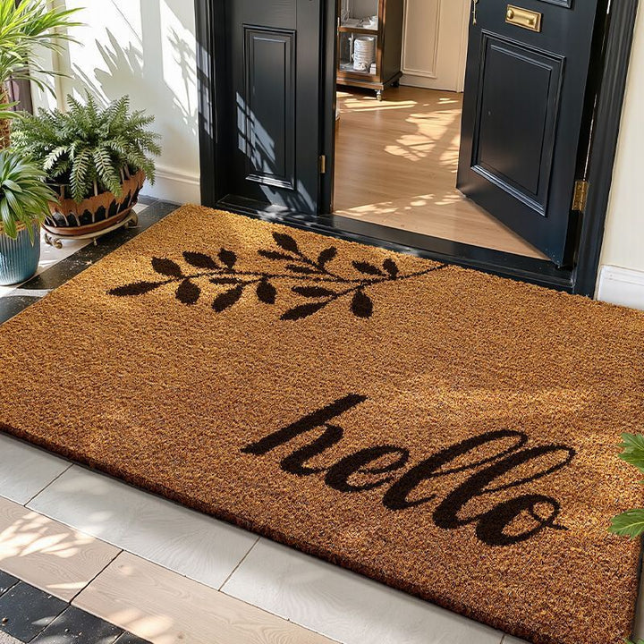 Leaf Pattern Entrance Mat Kalsten