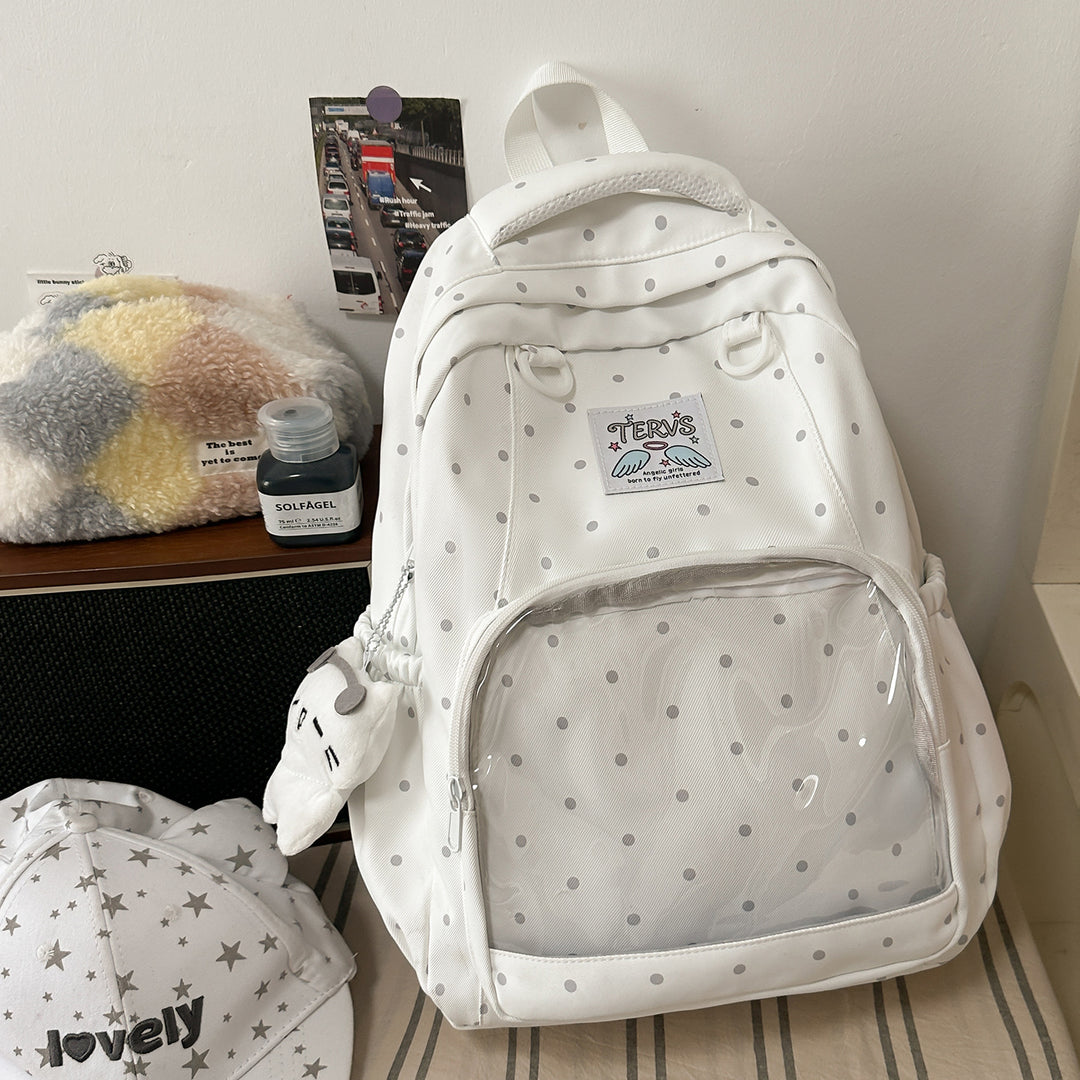 Cute Polka Dot Backpack Kalsten 1791205345