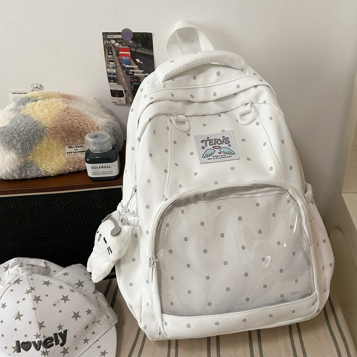 Cute Polka Dot Backpack Kalsten 1791205345