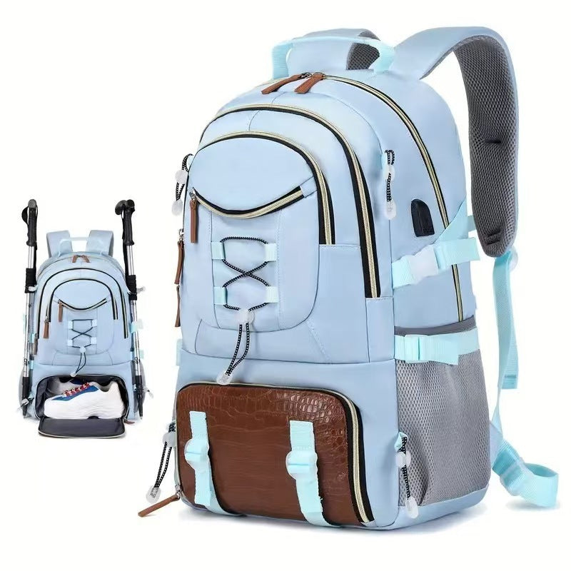 Versatile Travel Rolling Backpack