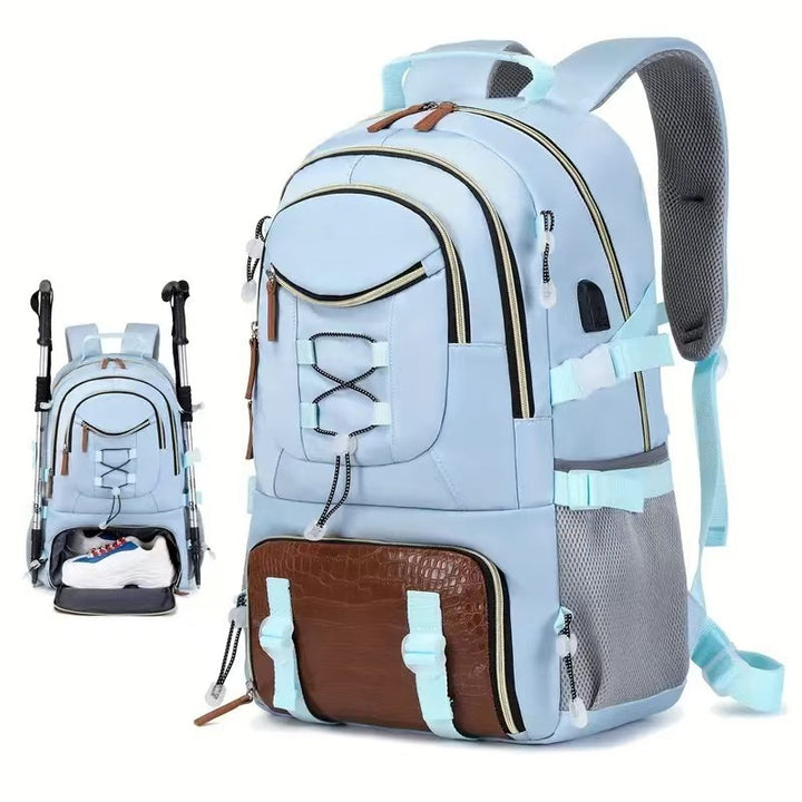 Versatile Travel Rolling Backpack