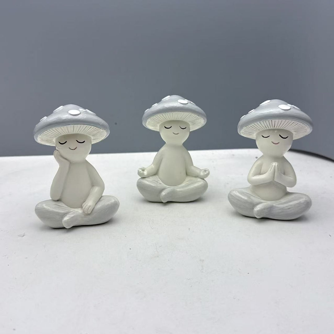 Meditating Mushroom Decoration Figure Kalsten