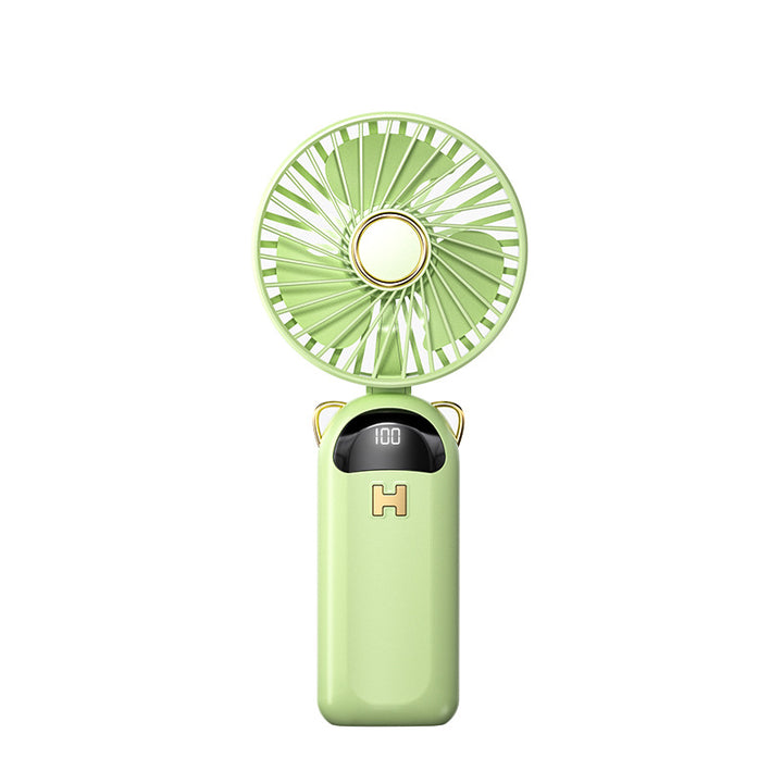 Women Portable Handheld Fan with LCD Display Kalsten