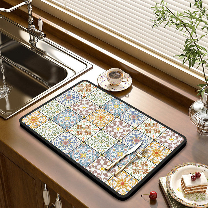 Artistic Kitchen Floor Mat