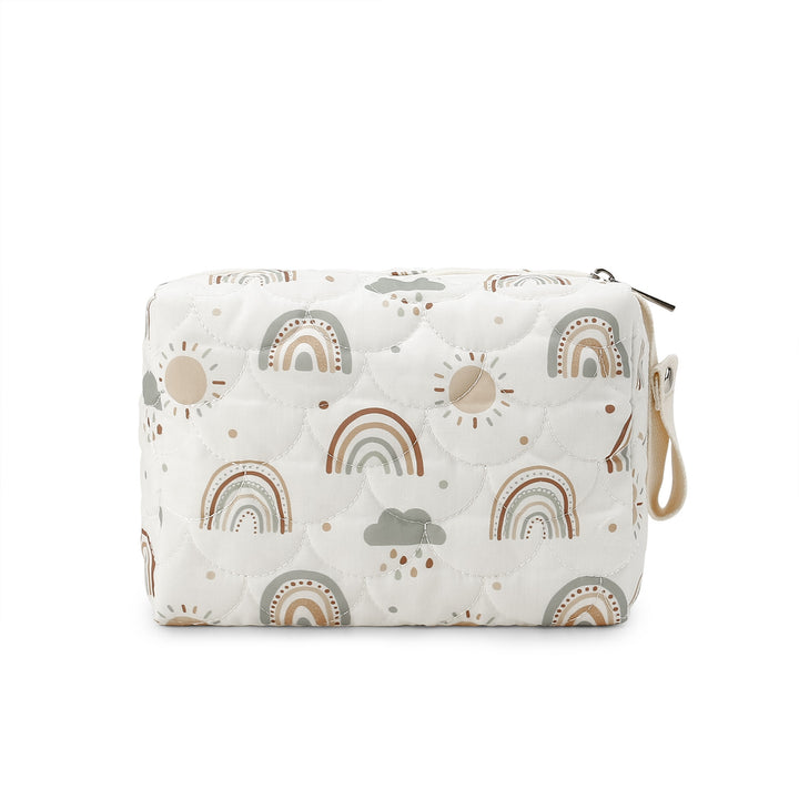 Stylish cosmetic bag with trendy plant motifs Kalsten