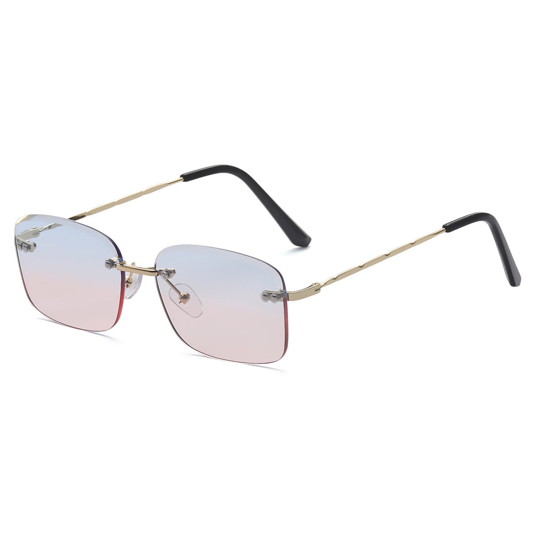 Women's square sunglasses with polarized lenses and elegant metal frame Kalsten