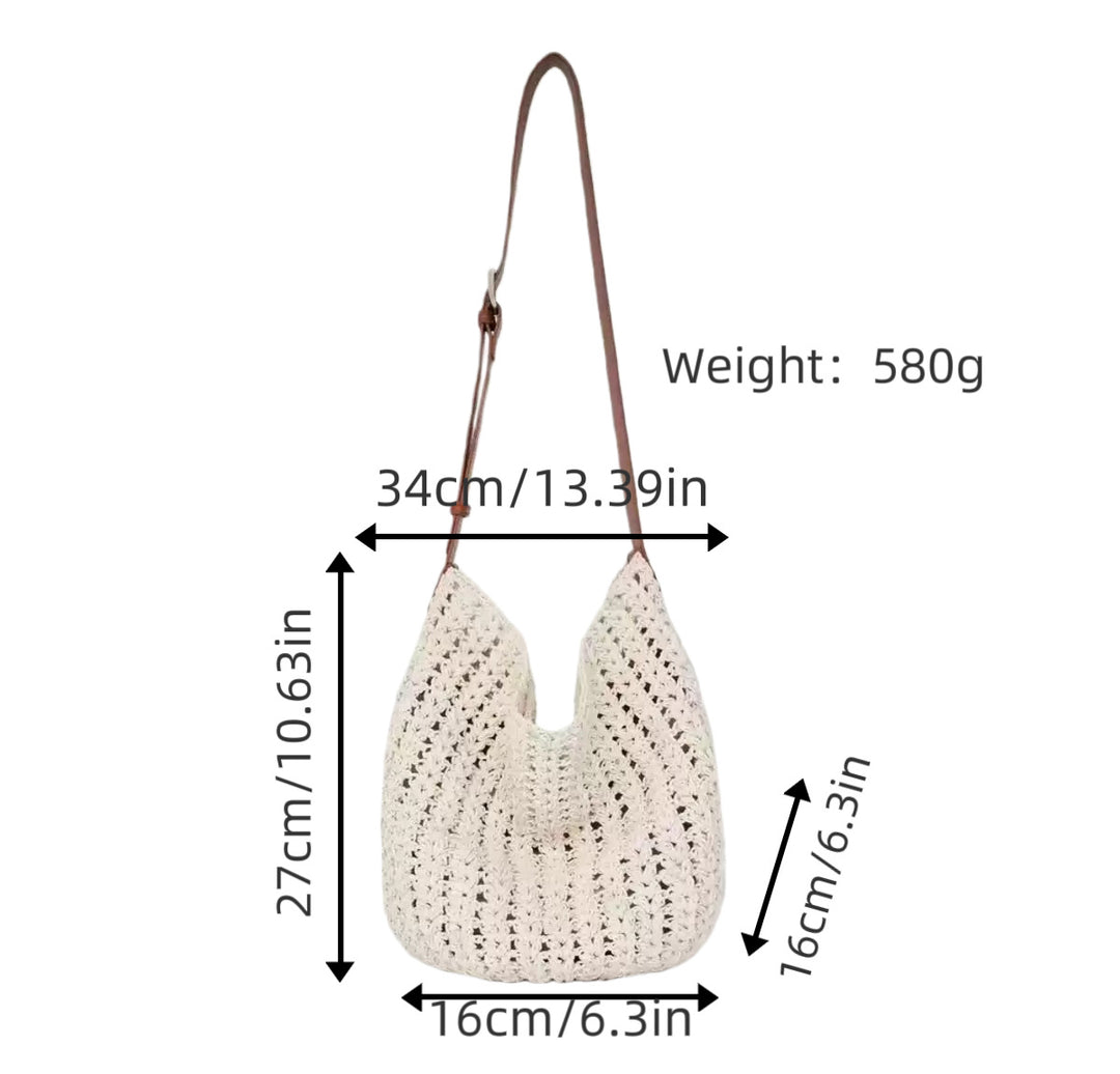 Hand-knotted shoulder bag Kalsten