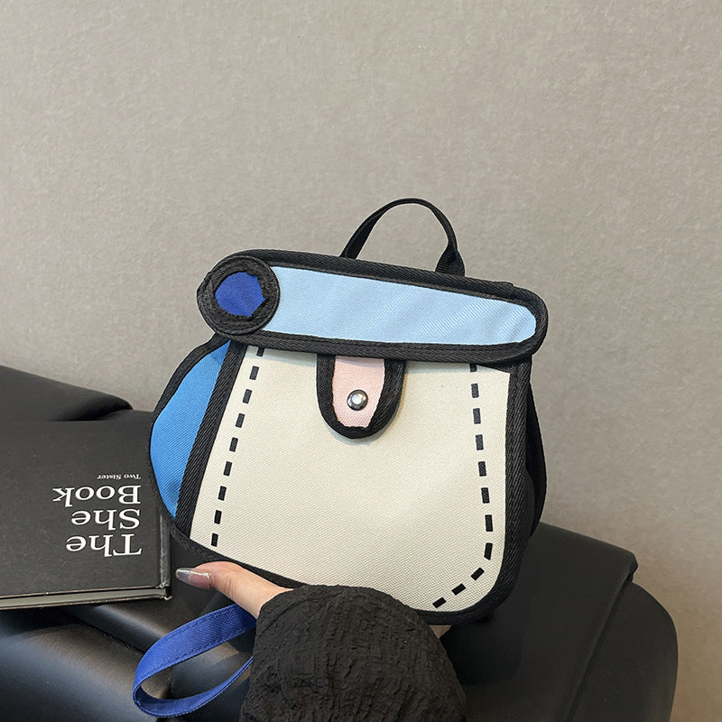 Trendy Cartoon-Style Mini Backpack Kalsten