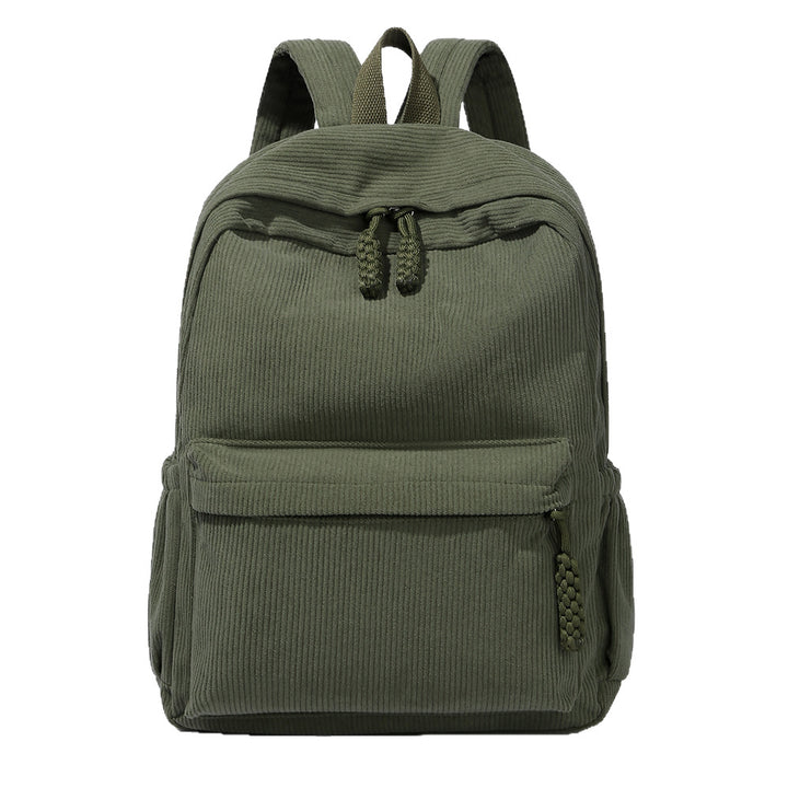 Casual Corduroy Backpack Kalsten