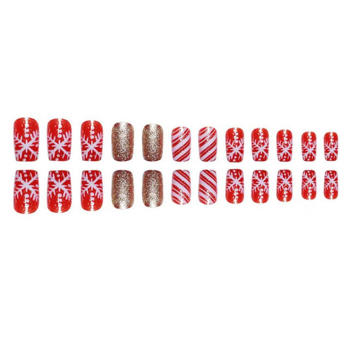 Festive Themed Press-On Nail Art Set Kalsten