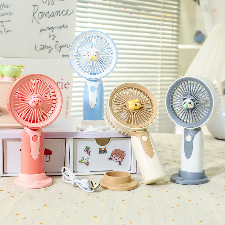 Ladies Portable Hand Fan with Cute Designs Kalsten