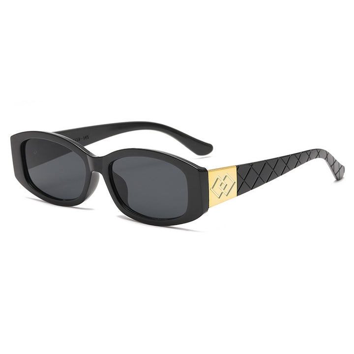 Women's modern sunglasses with unique golden frame Kalsten
