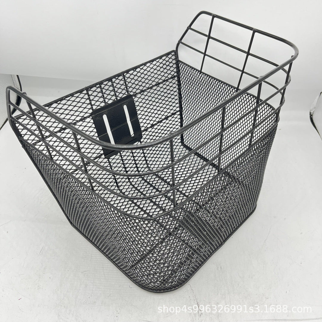 removable mesh front bicycle basket with quick-release mount Kalsten