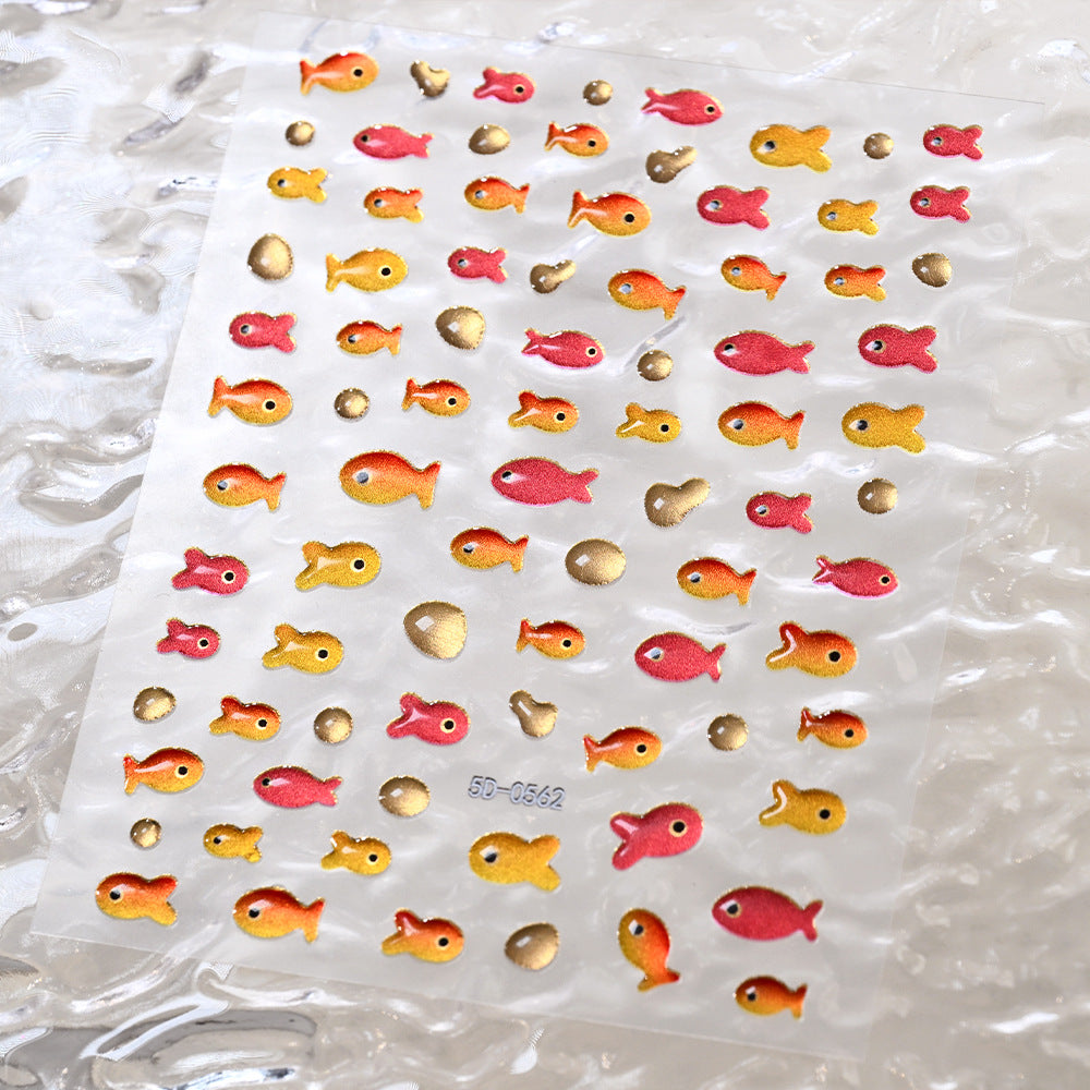 Cat-Themed Nail Art Decoration Set