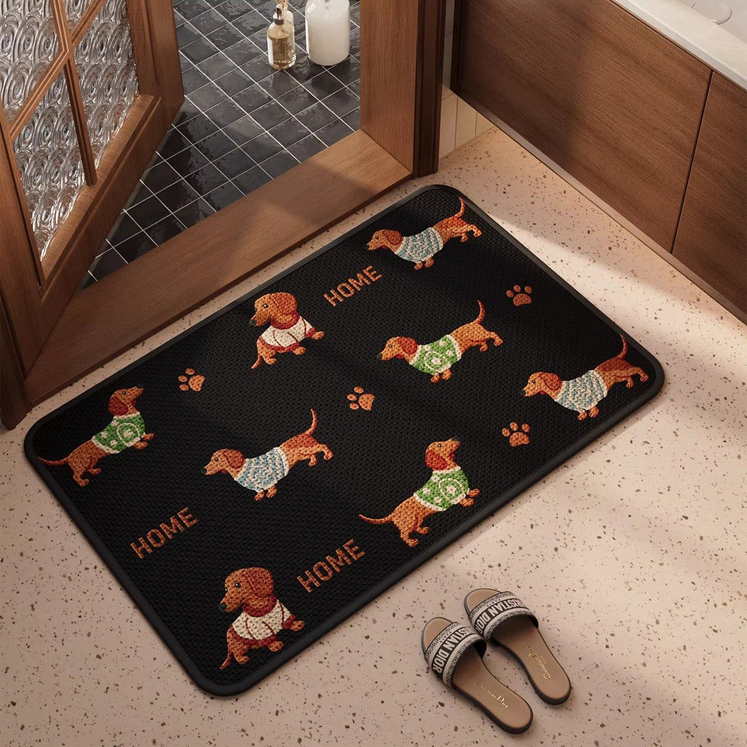 Artistic Decorative Door Mat for Home Entryway