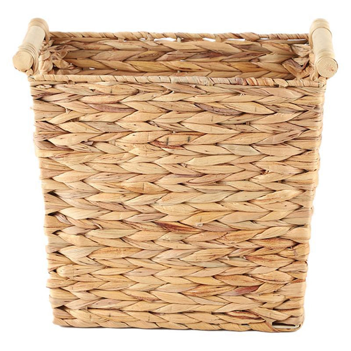 Rustic Woven Storage Bin Kalsten