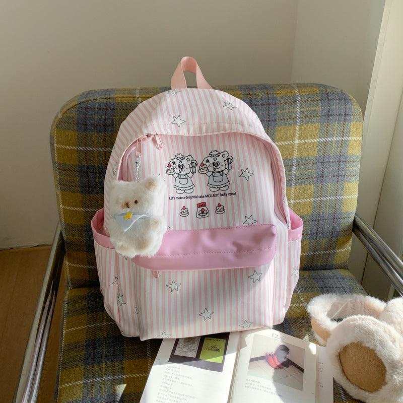 Backpack with Colorful Animal Design and Practical Compartments Kalsten