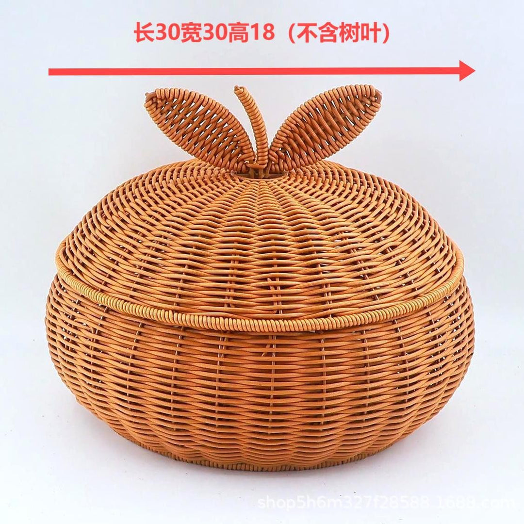 Women’s Braided Basket with Removable Lid Kalsten