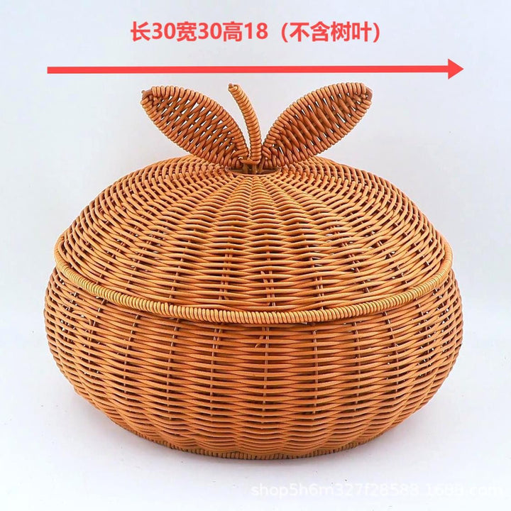 Women’s Braided Basket with Removable Lid Kalsten