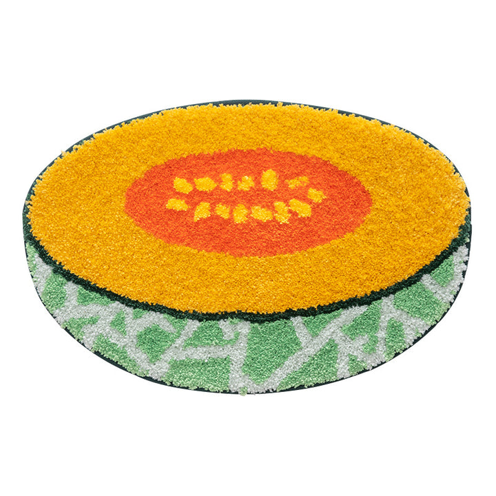 Peach-Shaped Bathroom Mat Kalsten