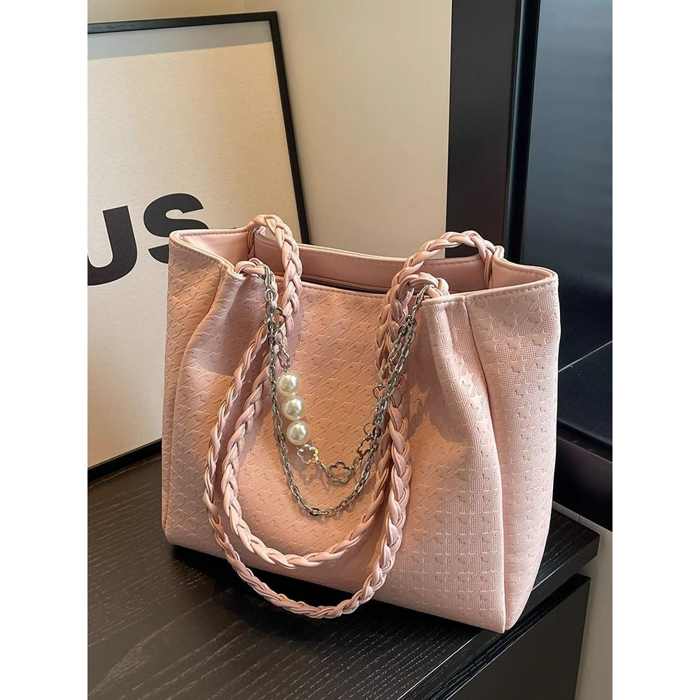 Chic Braided Handle Tote Kalsten
