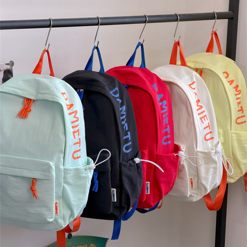 Casual Lightweight Backpack with Cute Plush Keychain Kalsten
