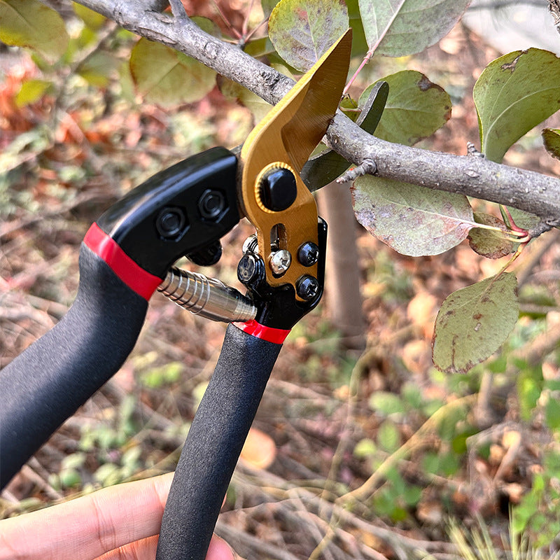 Precision bypass pruning shears with Ergonomic non-slip handles Kalsten