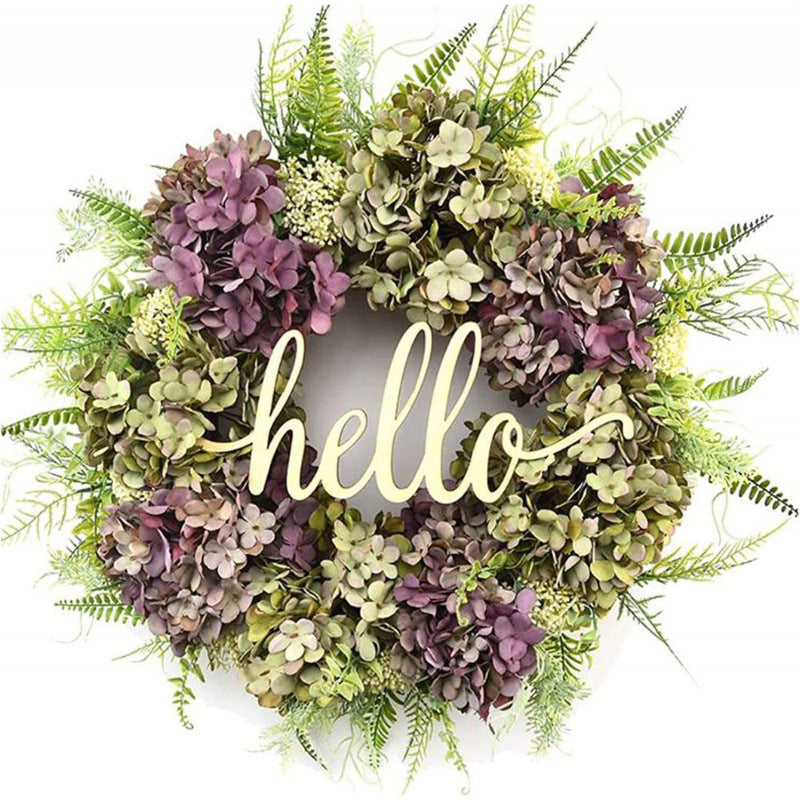 Floral Welcome Wreath