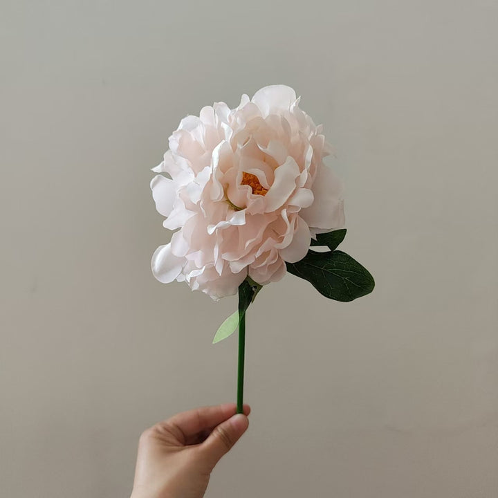 Lifelike Peony Flower Stem