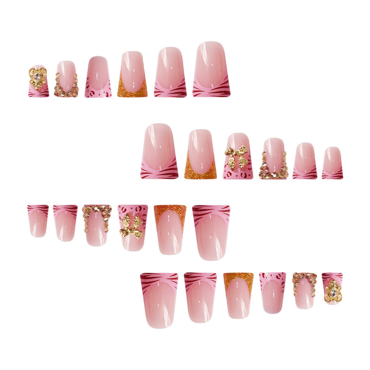 Artistic Jewel-Embellished Nail Extensions Kalsten