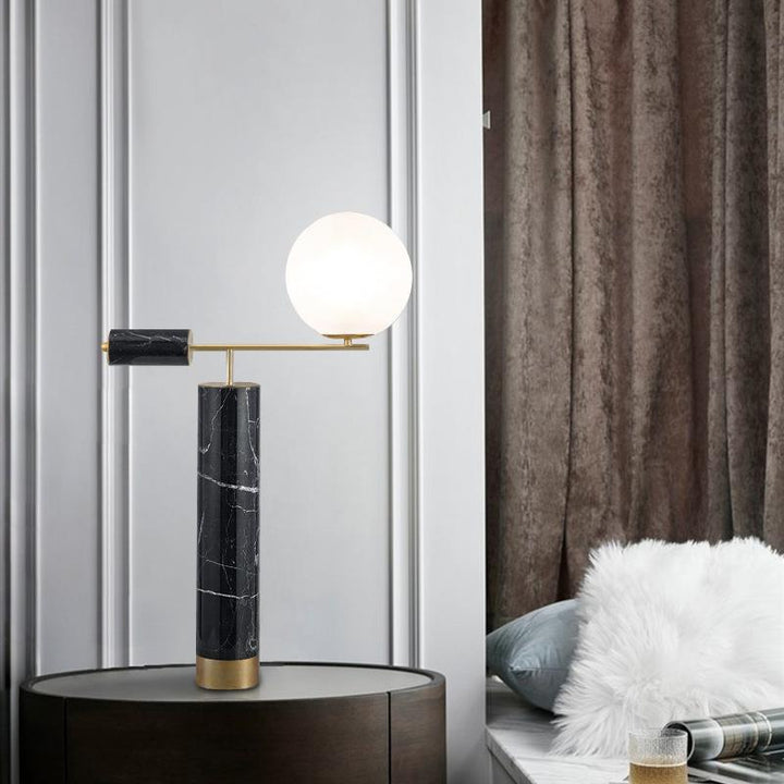 Modern Minimalist Table Lamp with Marble Base