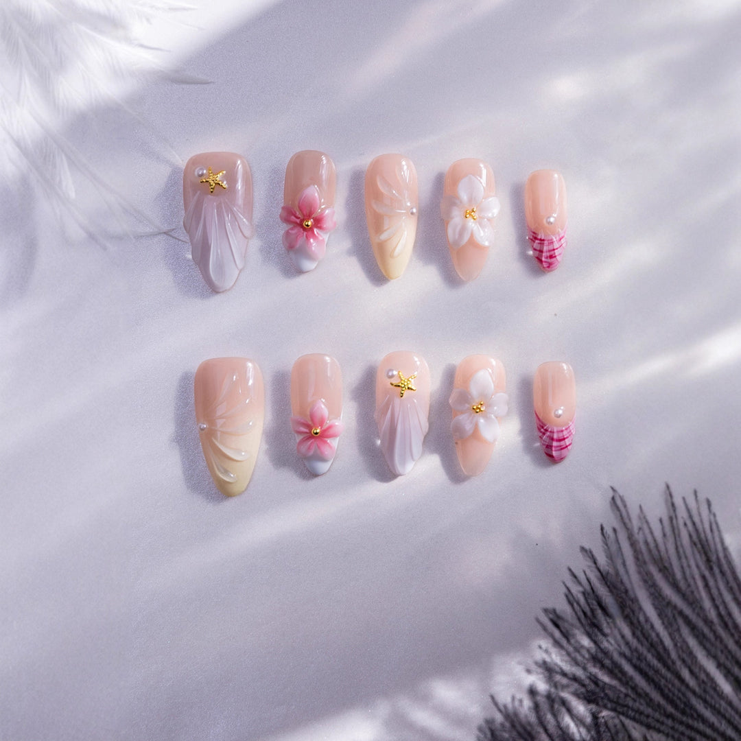 Floral Elegance Multi-Design Press-On Nails