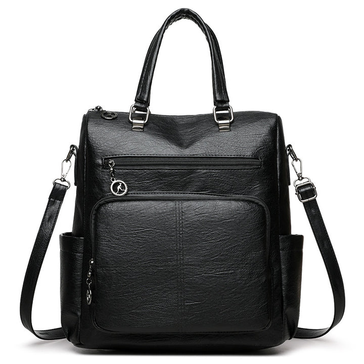 Stylish Multi-Functional Leather Backpack Kalsten