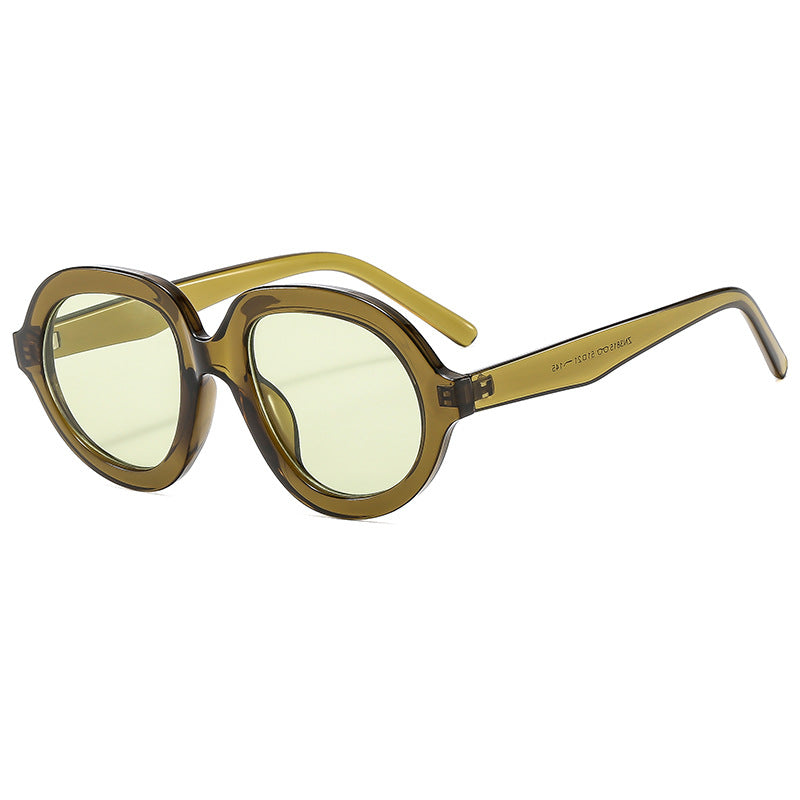 Ladies fashionable sunglasses with wide, oval frame Kalsten