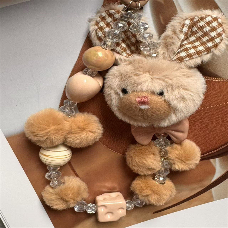 Cute Rabbit-Themed Charm Keychain Kalsten