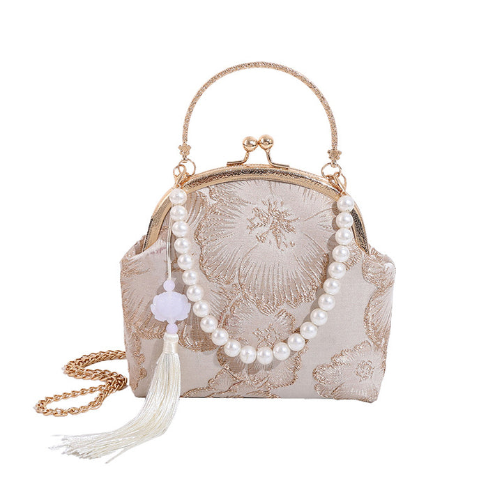 Vintage Floral Clutch Purse