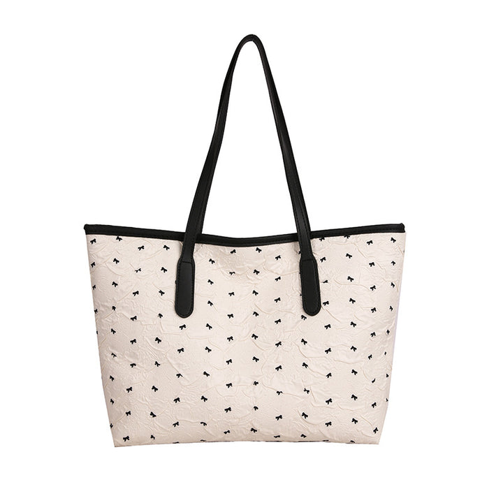 Quilted Tote Bag with Pattern Kalsten