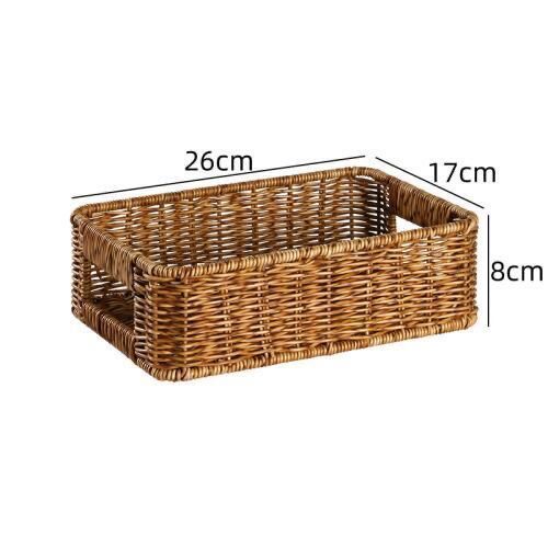 Rectangular Woven Storage Basket Kalsten