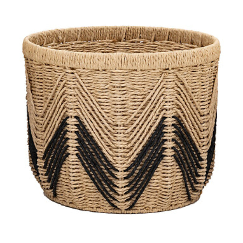 Storage basket with stylish zigzag pattern Kalsten