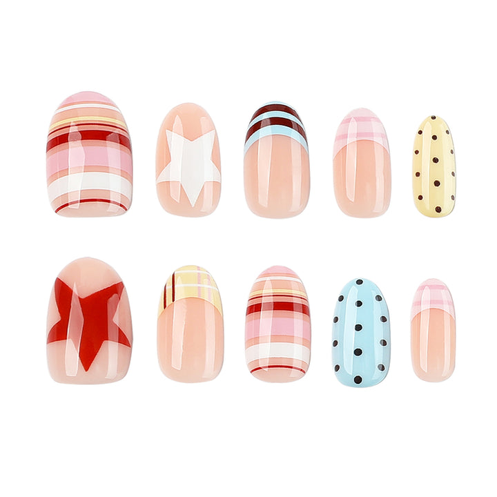Artful Nail Art with Colorful Design Kalsten