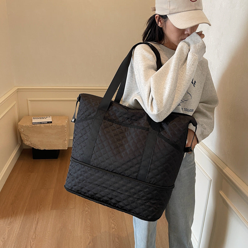 Quilted Travel Weekender Bag Kalsten