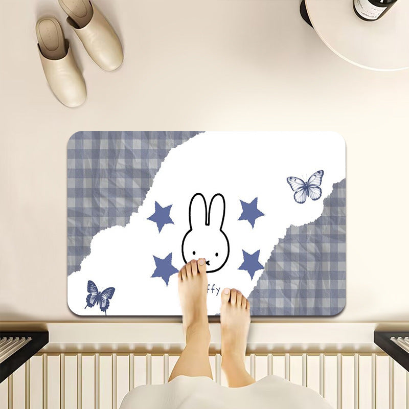 Cartoon-Themed Non-Slip Bathroom Mat