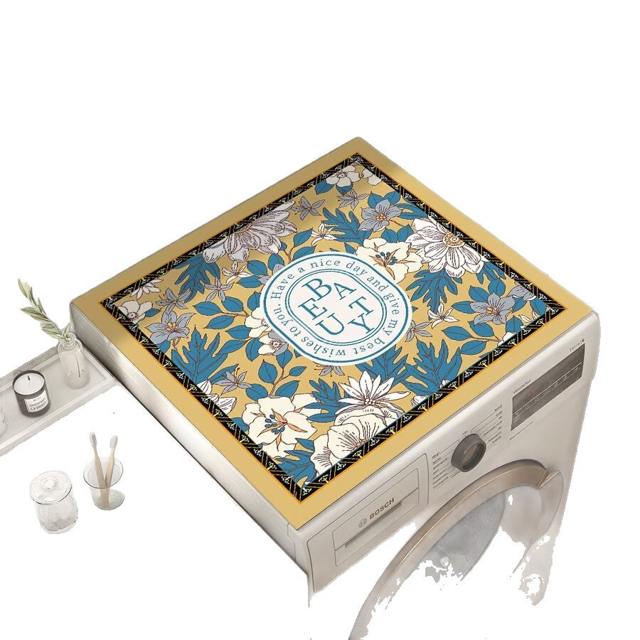 Decorative Floral Laundry Counter Mat Kalsten