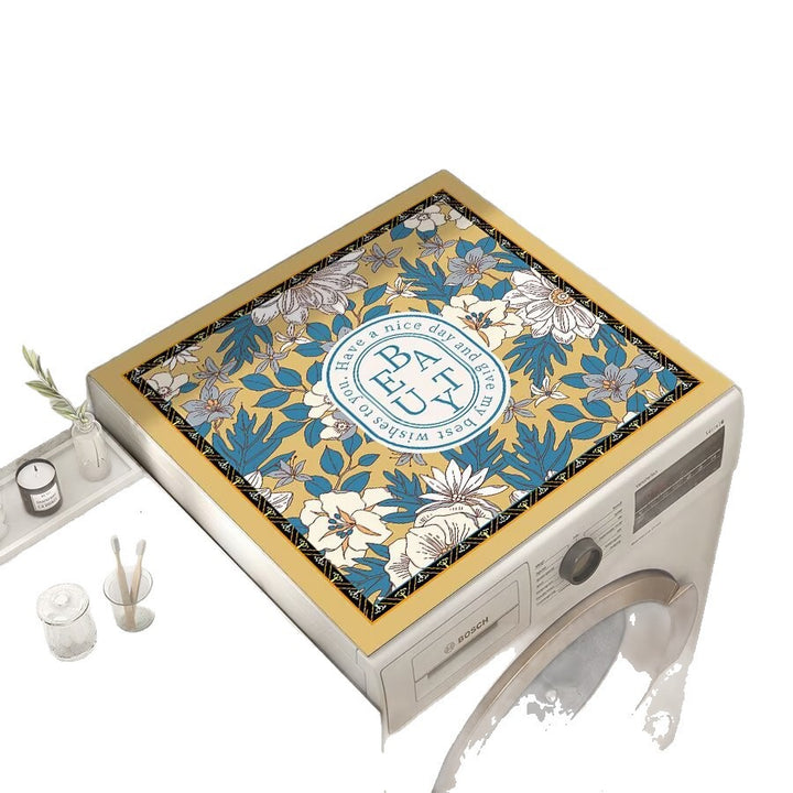 Decorative Floral Laundry Counter Mat Kalsten